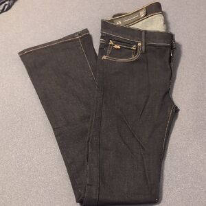 A|X Armani Exchange Designer Jeans With A Dark Wash Skinny Bootcut Size 29R